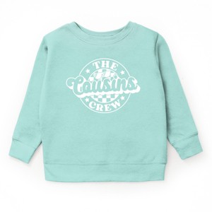The Juniper Shop The Cousins Crew Checkered Youth Sweatshirt - 1 of 4