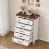 Garvee 5 Dresser for Bedroom, 41.3" Tall Drawer Dresser with Storage Freestanding, Wooden Closet Storage Chest for Living Room, Bedroom - 4 of 4