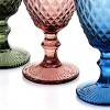 Gibson Home Rainbow Hue 4 Piece Glass Goblet Set in Assorted Colors - image 4 of 4