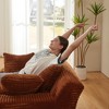 Dolonm 78.7" Oversized Corduroy Recliner, Modern Upholstered Sofa, Compressed Boneless Sofa bed,No Installation,for Living Room Bedroom - 2 of 4