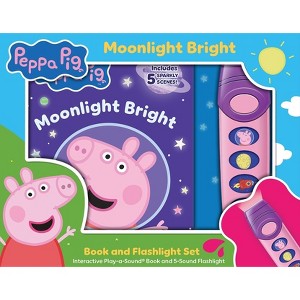 Peppa Pig: Moonlight Bright Book and 5-Sound Flashlight Set - by  Pi Kids (Mixed Media Product) - 1 of 4