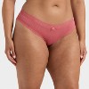 Women's Modal Blend Cheeky Underwear with Lace - Auden™ - 4 of 4