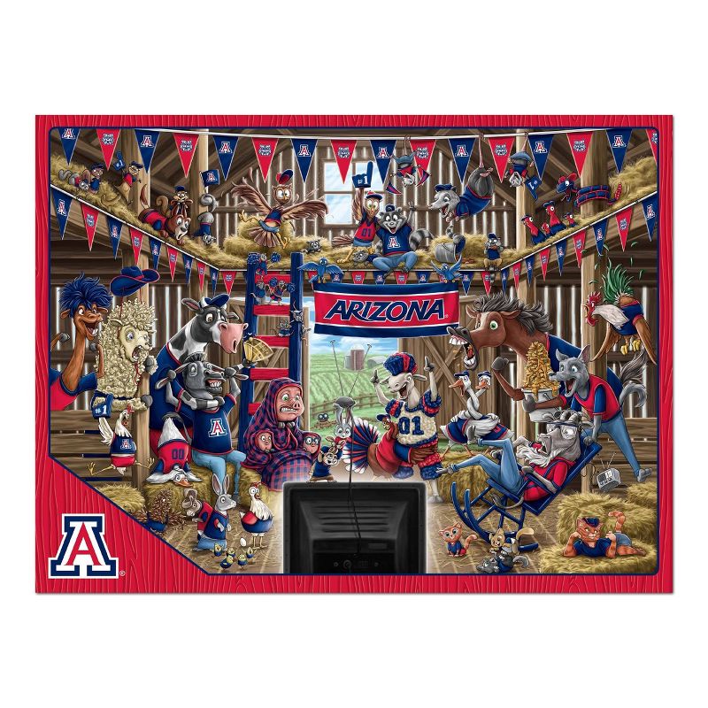 NCAA Arizona Wildcats Barnyard Fans 500pc Puzzle, 3 of 4