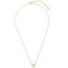 SHINE by Sterling Forever Sterling Silver CZ Halo Pendant Necklace - 3 of 4