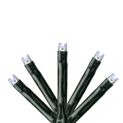 Kaemingk 223ct LED 8-Function Twinkle 1-2 Glow Lights White - 17' Green Wire