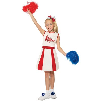 A-Team Apparel Lions Toddler Girls Cheerleader Dress Top and Skirt Outfit