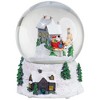 Northlight Musical and Animated Santa and Reindeer Rotating Christmas Water Globe - 6.75" - 3 of 4