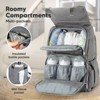 KeaBabies Explorer Diaper Bag Backpack, Large Diaper Bags for Girl, Boy, Baby Diaper Backpack with Changing Pad - 2 of 4