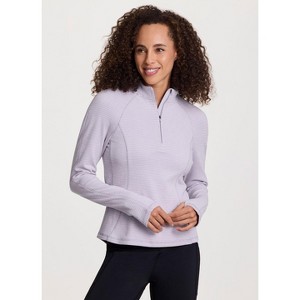 Avalanche Outdoor Mock Neck Top - Women's Lightweight 1/4 Zip Hiking Pullover - 1 of 4