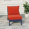 WestinTrends  Avalon Outdoor HDPE Deep Seating Modular Armless Patio Chair with Patio Cushions - 2 of 4