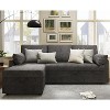 AMERLIFE 2 in 1 Pull Out Sofa Bed with Storage Chaise - 4 of 4
