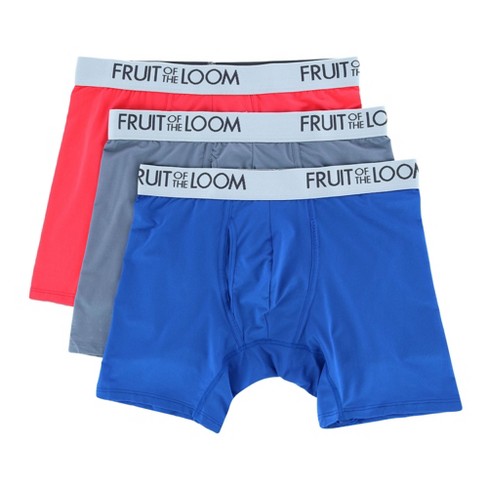 Fruit Of The Loom Men's Everlight Assorted Boxer Briefs (3 Pack