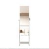 Kumasinova 63.5" Standing Mirror Full Length with Storage,White Jewelry Cabinet Floor Mirror,Full Body Mirror with Lockable Organizer&Adjustable Stand - 4 of 4
