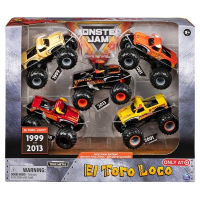 Monster Jam Evolution Edition El Toro Loco 5pk