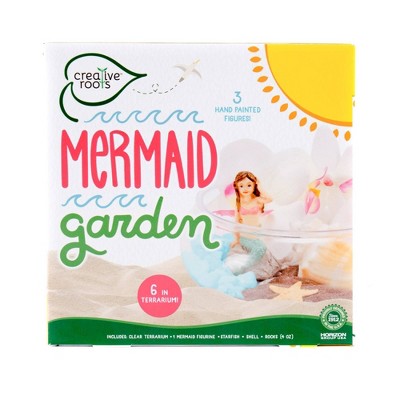 Creative Roots Mermaid Garden with 6" Terrarium