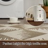 Geometric Diamond Washable Non Slip Area Rug Kitchen Runners for Laundry Room Retro Striped Indoor Rug - 4 of 4