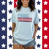 Simply Sage Market Women's Free Stripes Retro Short Sleeve Garment Dyed Tee - 2 of 4