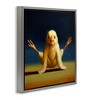 Stupell Industries Yoga Chicks Exercise Pose Floating Frame Canvas Art, Gray, 18" x 18" - 2 of 4