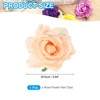 Unique Bargains Fabric Rose Boho Hair Clips Fabric Flower Brooch Pins for Wedding Party Dance 1 Pc - 2 of 4