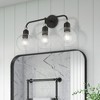 Livex Lighting Downtown 3 - Light Vanity in  Black/Brushed Nickel - 2 of 4