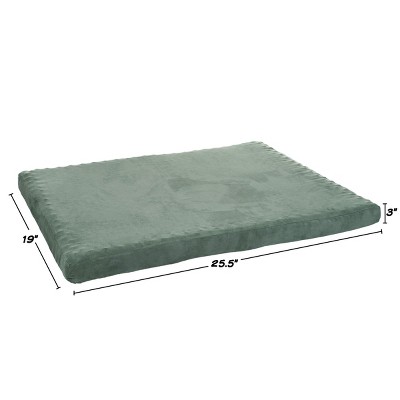 Small Forest Green Orthopedic Foam Pet Bed