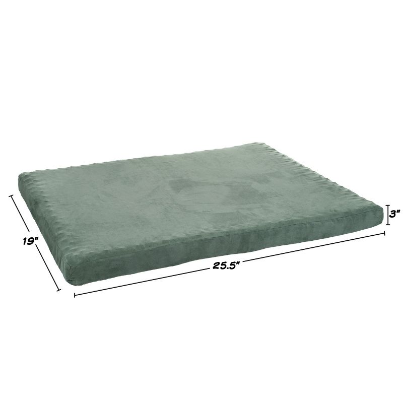 Pet Adobe 3" Orthopedic Foam Pet Bed – Forest Green, 1 of 5