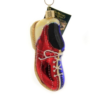 Old World Christmas 4.25" Bowling Shoe Strike Spare  -  Tree Ornaments