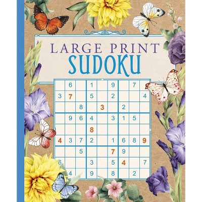 Large Print Sudoku - by  Eric Saunders (Paperback)