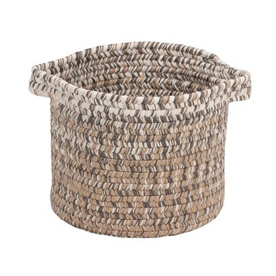 Colonial Mills Monet Ombre Basket, 14"x14"x15", Tan