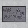 Collections Etc Unique Wipe Your Paw Skid-Resistant Utility Rug - 4 of 4