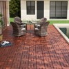 DSVIMOY 12" Patio Deck Tiles, 10pcs DIY Module Interlocking Decking Tiles, Floor Tile for Porch Poolside, Balcony, Brown, 12"*12"*0.8" - 4 of 4