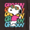 Men's - Peanuts - Groovy Stacked Short Sleeve Graphic T-Shirt - 2 of 4