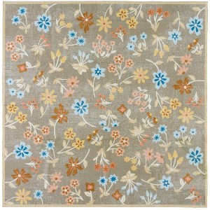 Martha Stewart Floral - MSRW187 - Indoor Power Loomed Machine Washable Skid-Resistant Rugs - 1 of 4