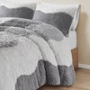 Gracie Mills Ombre Wave Shaggy Faux Fur Comforter Set - 4 of 4