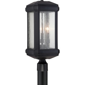 Trumbull 3-Light Mystic Black Outdoor Post Lantern - 1 of 4