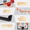 RISOKEYS Pro Indoor Mini  Basketball Hoop, Wall Mounted Basketball Hoop with scoreboard 1 ball and air pump, for children aged 6-12,bedroom,pool etc - 3 of 4