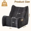 Airsurfer Bean Bag Chair with Armrests, Oversized Comfy Lounge Chair, Lazy Floor Sofa Accent Chair for Living Room, Bedroom - 2 of 4