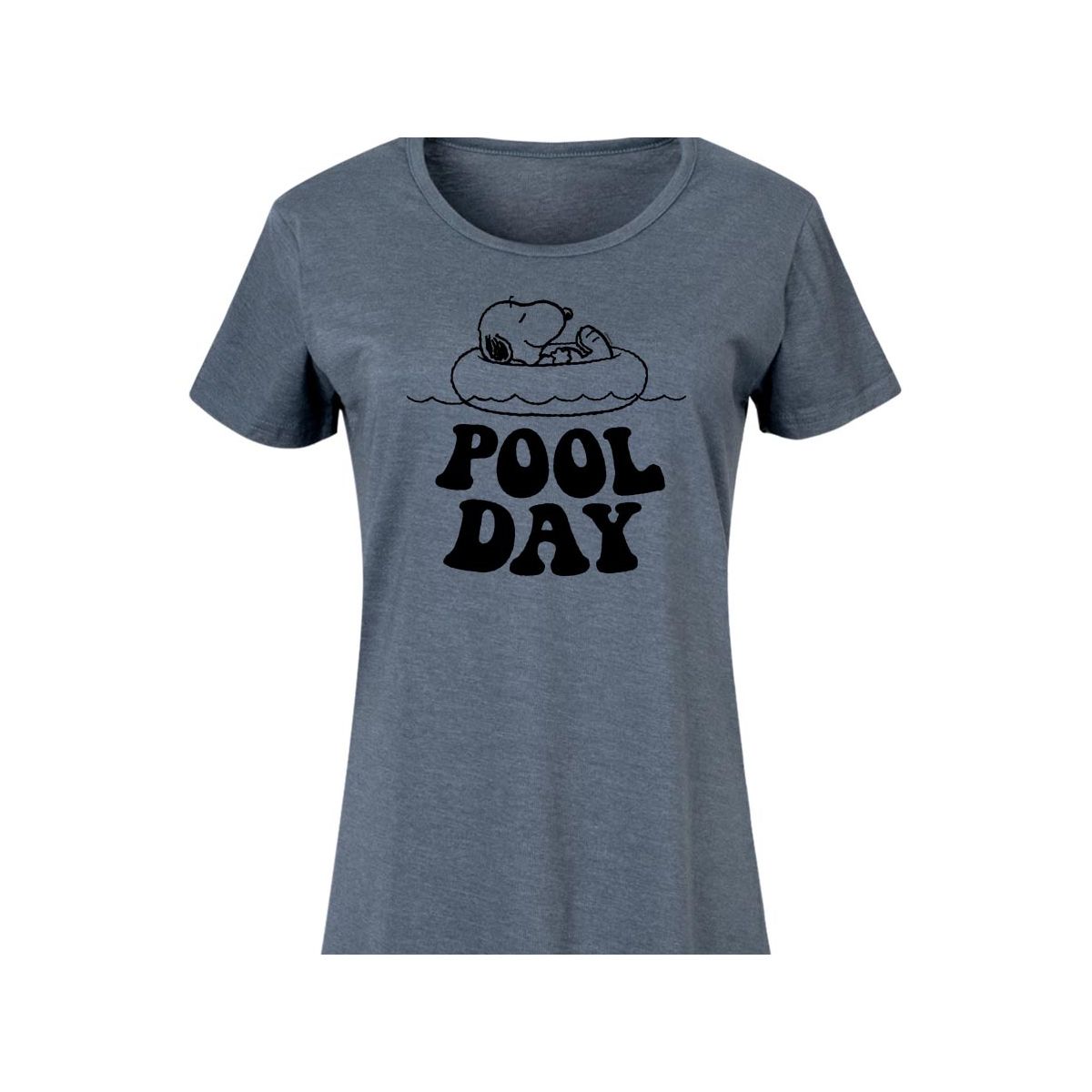 Women's - Peanuts - Snoopy's Pool Day Graphic T-shirt Dress - thumbnail 2