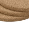 Unique Bargains Cork Round Edge Durable Soft to the Touch Coasters - 4 of 4