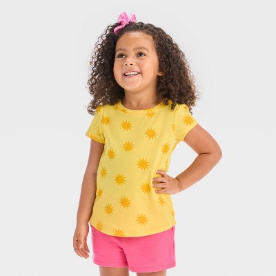 Toddler Girls' Short Sleeve Printed T-Shirt - Cat & Jack™