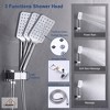 CASAINC Built-In Shower Faucet System with 3-way Diverter Pressure-balanced Valve Included - 3 of 4