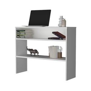 NicBex Simple Modern Console Table with Storage,Entryway Table with Rectangular Exterior & Open Cabinets,Foyer Tables for Hallway,Living Room - 1 of 4