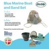 Dantoy: Blue Marine Toy Boat & Sand Playset, 5 Pieces - 3 of 4