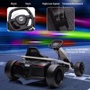 Electric Go Kart for Kids 8–14, 24v with Dual 300w Motors, Impact-Resistant PE Body & Iron Frame, 8.1 MPH, Max Load 155 Lbs, Seat Belt - 3 of 4