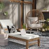 78"x24" Woven Outdoor Chaise Lounge Cushion - Threshold™ - 2 of 4