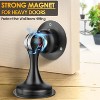 DOMETOUR Magnetic Door Stoppers 2 Pack – Stainless Steel Heavy Duty Holder for Wall/Floor, No Drill, Keep Door Open, Strong Magnet - 2 of 4