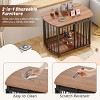31"W Dog Crate Furniture For Small Medium Dog,Wooden Dog Kennel Indoor,Decorative Pet House For Small Dogs -Maison Boucle - 4 of 4