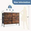 PAGED Drawer Dresser Large Capacity Chest of Drawers Fabric Storage Cabinet with Wooden Top for Living Room, Bedroom - 2 of 4