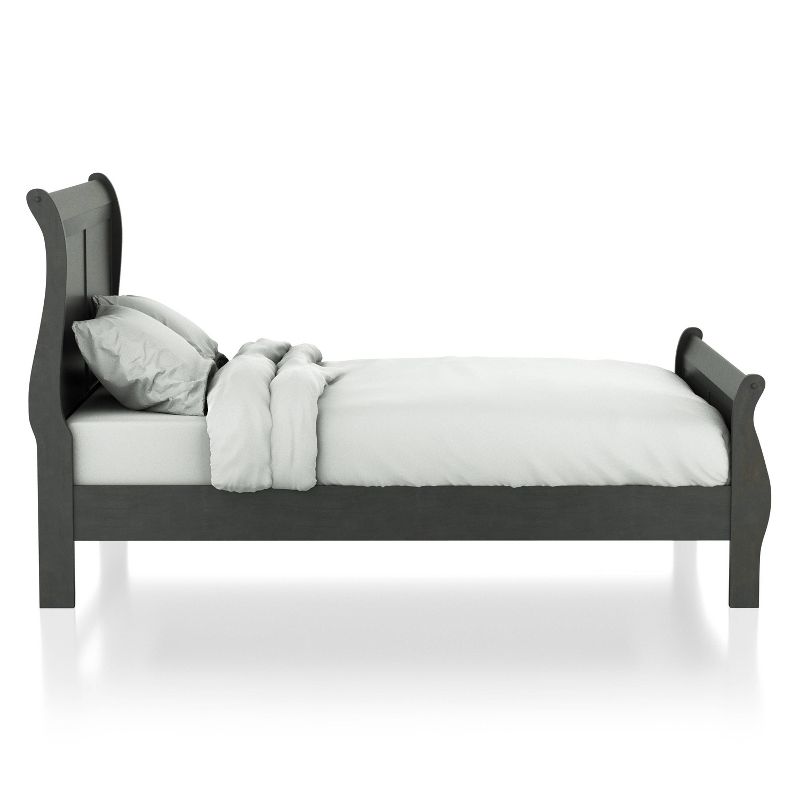 Sliver Sleigh Panel Bed - HOMES: Inside + Out, 4 of 9