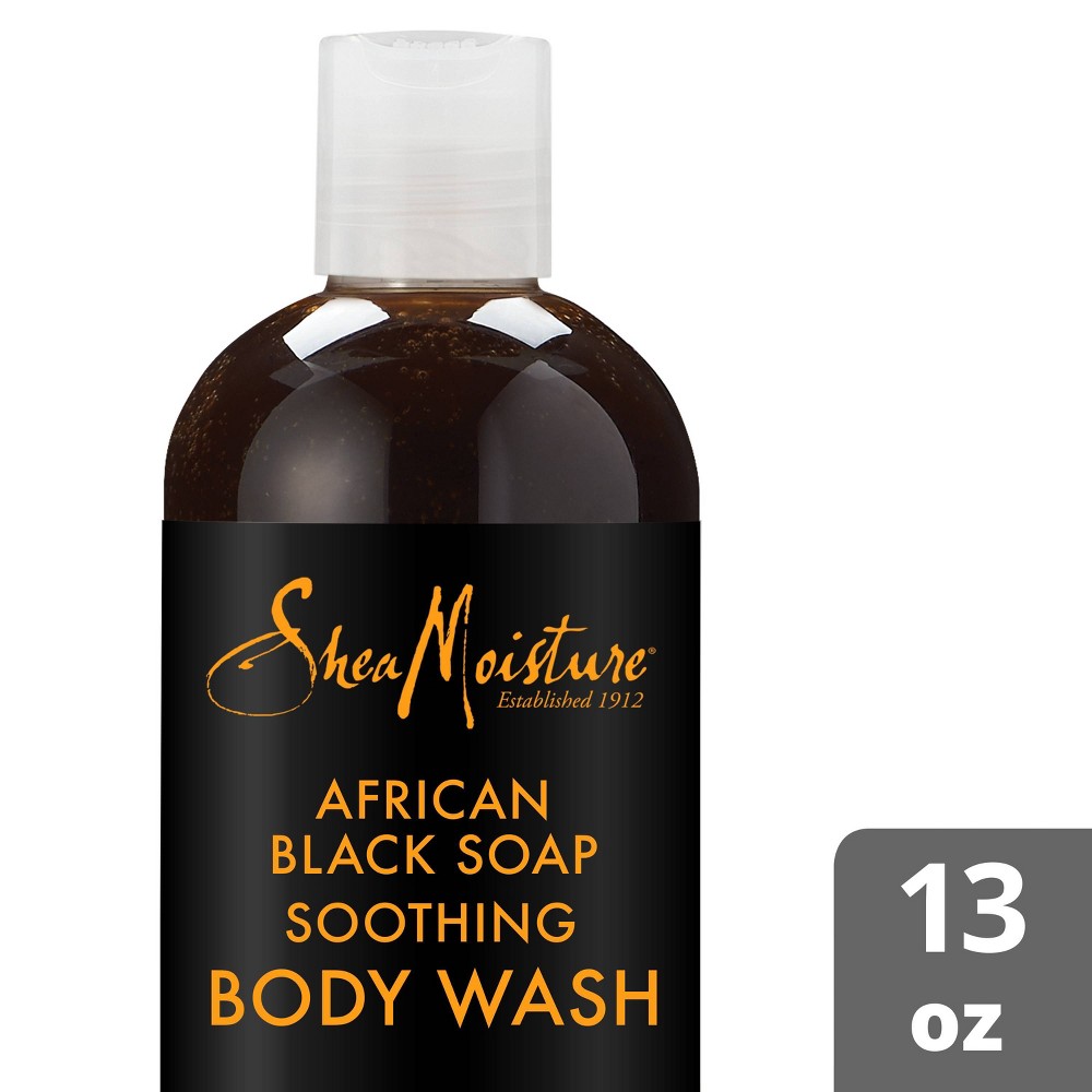 Photos - Shower Gel Shea Moisture SheaMoisture African Black Soap Soothing Body Wash - Oatmeal & Aloe - 13 f 